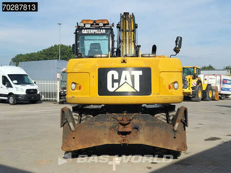 Escavadora de rodas 2007 Caterpillar M313 D OUTRIGGERS + BLADE (7)