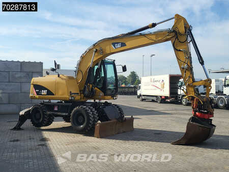 Escavadora de rodas 2007 Caterpillar M313 D OUTRIGGERS + BLADE (9)