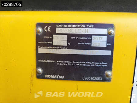Escavadora de rastos 2017 Komatsu PC360LC-11 (40)