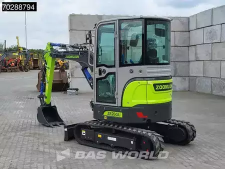 Mini excavators 2024 Zoomlion ZE26 GU FACTORY WARRANTY – CE CERTIFIED - KUBOTA ENGINE (3)
