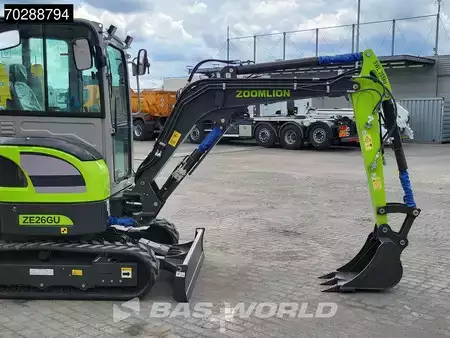 Mini excavators 2024 Zoomlion ZE26 GU FACTORY WARRANTY – CE CERTIFIED - KUBOTA ENGINE (9)