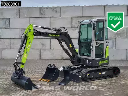 Mini excavators 2024 Zoomlion ZE26 GU FACTORY WARRANTY – CE CERTIFIED - KUBOTA (1)