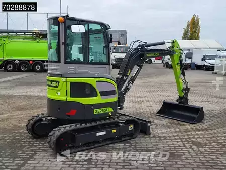 Mini kotrógép 2024 Zoomlion ZE26 GU FACTORY WARRANTY – CW/3 BUCKETS - KUBOTA ENGINE (8)