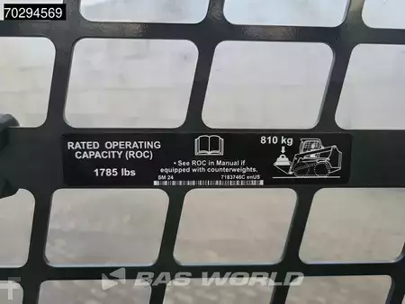 Kolové nakladače 2025 Bobcat S510 A/C - Cabin (30)