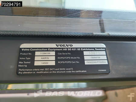 Artikulerte dumpere 2015 Volvo A40 G (38)