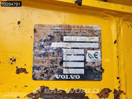 Artikulerte dumpere 2015 Volvo A40 G (40)