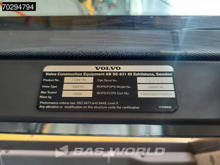 Artikulerte dumpere 2016 Volvo A40 G Tail gate (38)