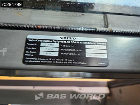 Artikulerte dumpere 2016 Volvo A40 G Tail gate (37)