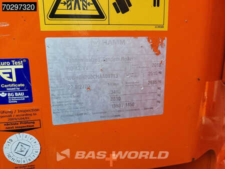 Tandem rullar 2018 Hamm HD12 VV (31)