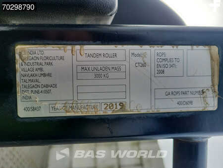 Compacteur tandem 2019 JCB CT260-120 (24)