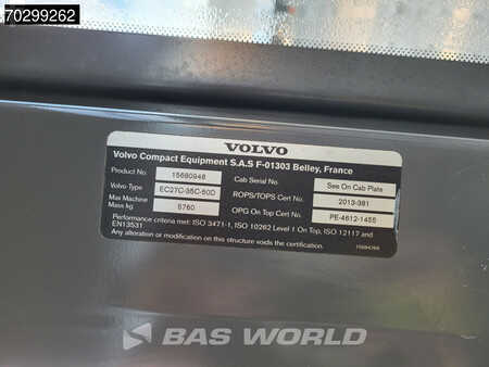 Minibagry 2019 Volvo ECR50 D (36)