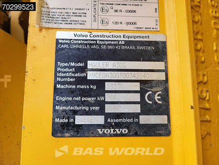 Dumpers articulados 2017 Volvo A30 G (39)