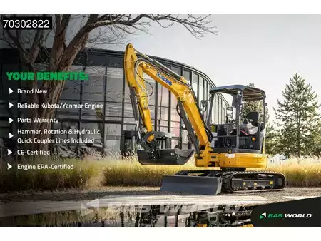 Minigraver 2023 XCMG XE35 E Fabrieksgarantie- CW+3 Bakken - Yanmar Motor (2)