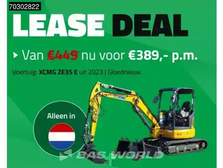Minigraver 2023 XCMG XE35 E Fabrieksgarantie- CW+3 Bakken - Yanmar Motor (3)