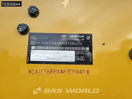 Enkelt tromlekomprimator 2018 Caterpillar CS66 B A/C (30)