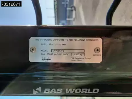 Escavatori cingolati 2019 Doosan DX140 LCR-5 (30)