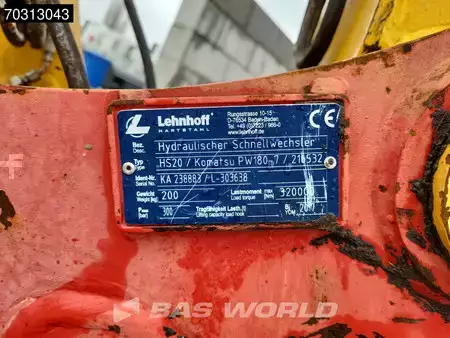 Mobilní bagry 2016 Komatsu PW180 -7E0 (39)