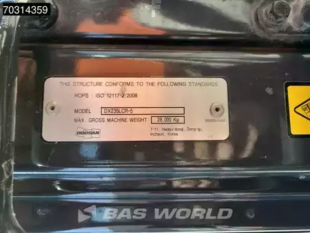 Koparki gąsienicowe 2020 Doosan DX235 LCR-5 (35)