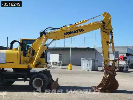 Escavatori gommati 2014 Komatsu PW180 -7E0 OUTRIGGERS + BLADE (13)