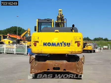 Escavatori gommati 2014 Komatsu PW180 -7E0 OUTRIGGERS + BLADE (7)