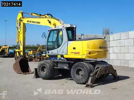 Pelle sur pneus 2007 New Holland Construction MH 5.6 Outriggers + Blade (3)