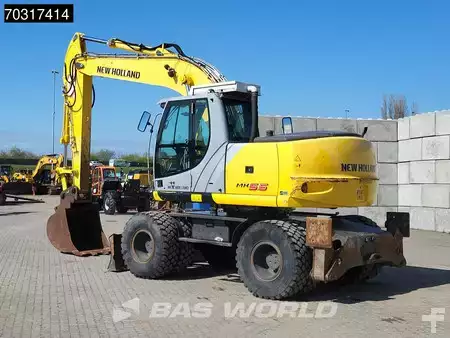 Pelle sur pneus 2007 New Holland Construction MH 5.6 Outriggers + Blade (5)