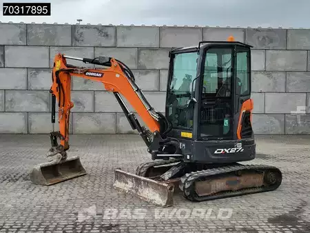 Mini excavators 2020 Doosan DX27 Z 3 Buckets (3)