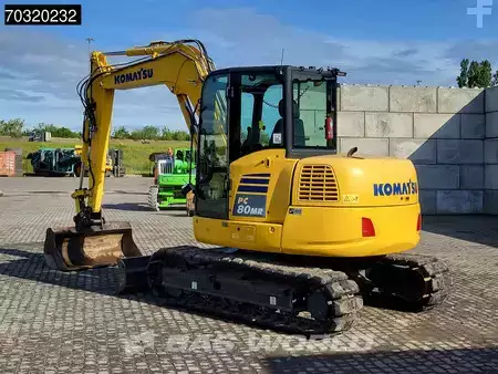 Kettenbagger 2020 Komatsu PC80 MR-5E0 A/C - 3 Buckets (3)