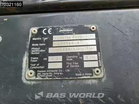 Kedjegraver 2018 Doosan DX255 LC-5 (40)