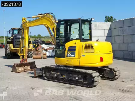 Minigraver 2023 Komatsu PC80 MR-5 A/C - 3 Buckets (5)