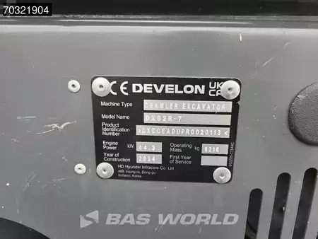 mini escavadeira 2024 DEVELON DX62 R-7 A/C (40)