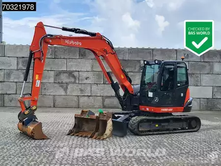 Minigraver 2022 Kubota KX080 -4a2 Select A/C - 3 Buckets (1)