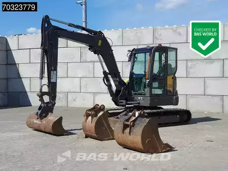 Minigraver 2021 Volvo ECR58 F A/C - 3 Buckets (1)
