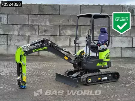 Minigraafmachines 2025 Zoomlion ZE18 GU KUBOTA ENGINE - CE CERTIFIED (1)