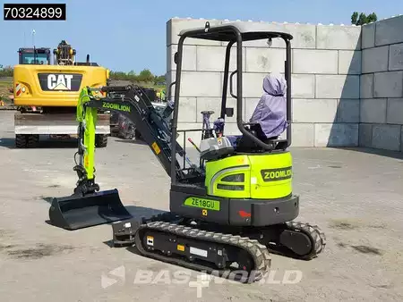 mini escavadeira 2025 Zoomlion ZE18 GU KUBOTA ENGINE - CW / 3 BUCKETS - CE CERTIFIED (5)