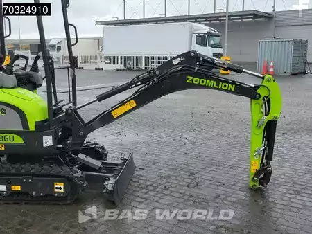 Minigraafmachines 2025 Zoomlion ZE18 GU KUBOTA ENGINE - CE CERTIFIED (8)
