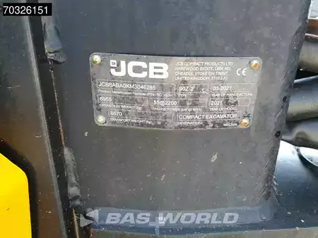 Minibagger 2021 JCB 90Z-2 3 Buckets - A/C (38)