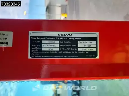 Minibagry 2017 Volvo ECR50 D (35)