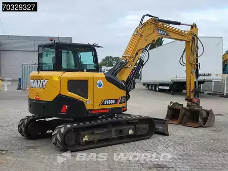 Mini Escavatori 2022 Sany SY80 U A/C - 3 Buckets (6)