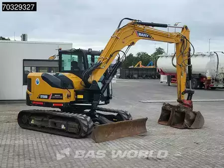 Mini Escavatori 2022 Sany SY80 U A/C - 3 Buckets (8)