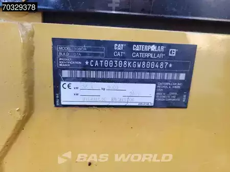 Mini pelle 2019 Caterpillar 308 CR (29)