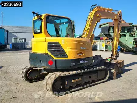 mini escavadeira 2023 Hyundai R80 CR-9A A/C - 3 Buckets (6)
