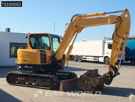 mini escavadeira 2023 Hyundai R80 CR-9A A/C - 3 Buckets (7)