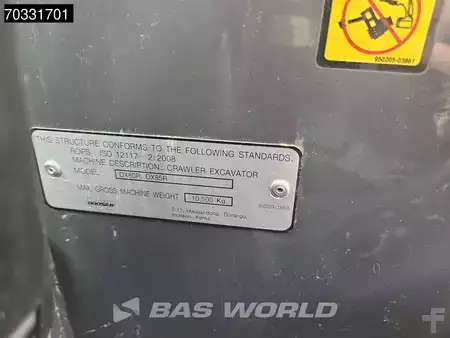 Minigraver 2021 Doosan DX85 R-3 A/C - 2 Buckets (36)