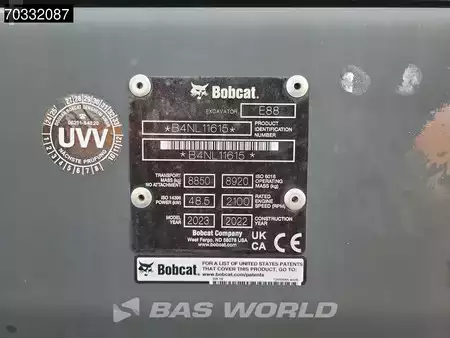 Minibagry 2023 Bobcat E88 A/C (40)
