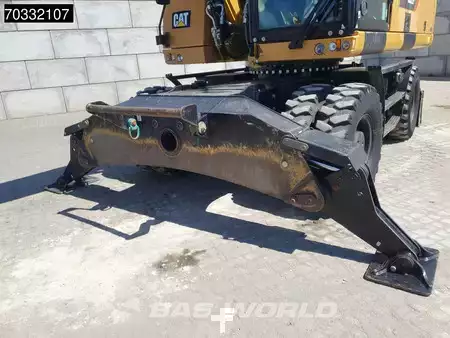 Mobilbagger 2016 Caterpillar M322 F OUTRIGGERS + BLADE (23)