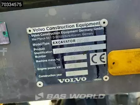 Mobilbagger 2013 Volvo EW140 D Outriggers + Blade (40)