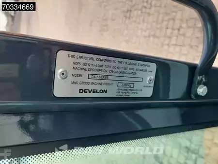 Minibagry 2025 DEVELON DX55 R-7 A/C (39)