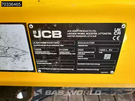 Pelles sur chenilles 2022 JCB 140X L SV (37)