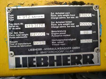 Liebherr A 912 Litronic